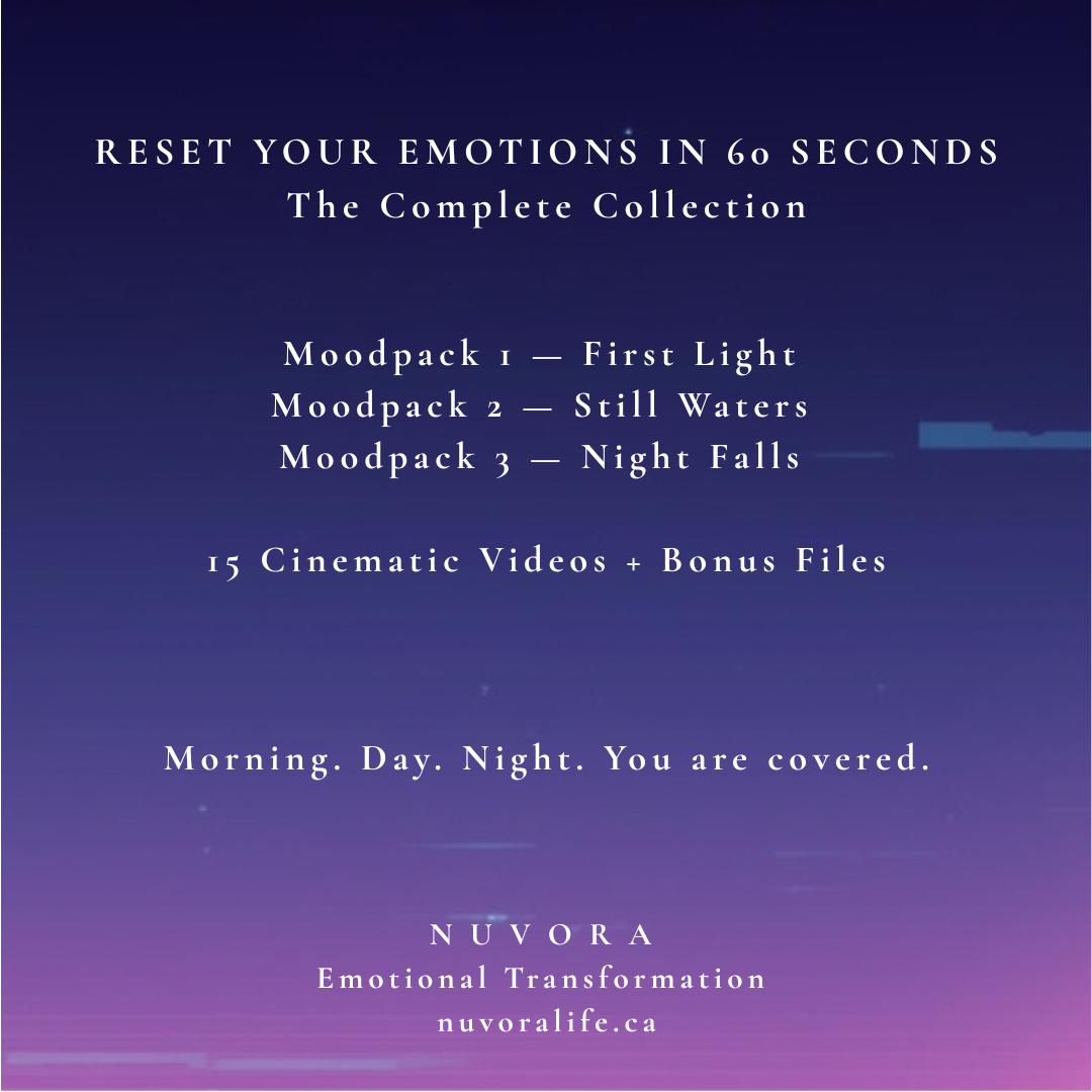 Complete Emotional Reset Bundle - All 3 Moodpacks - First Light, Still Waters, Night Falls