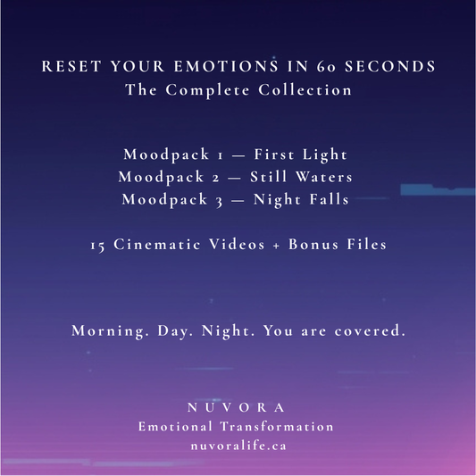 Complete Emotional Reset Bundle - All 3 Moodpacks - First Light, Still Waters, Night Falls
